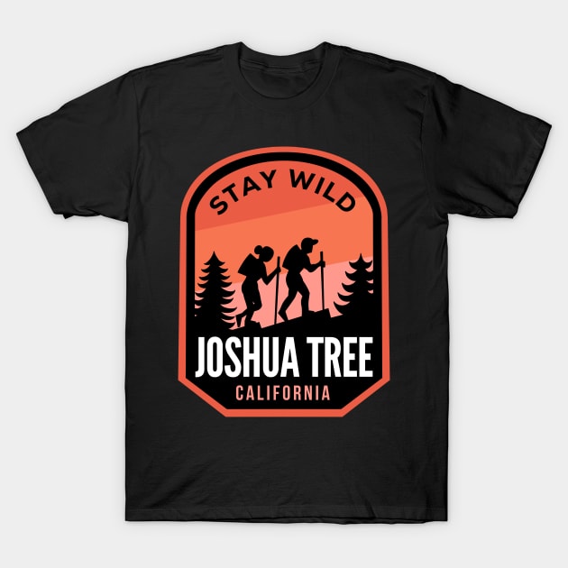 Joshua Tree California Hiking in Nature T-Shirt by HalpinDesign